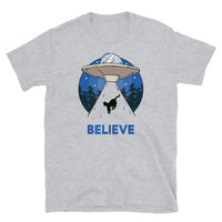 Believe (Cat UFO) Short-Sleeve Unisex T-Shirt