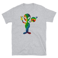 Tie-Dye Alien 2 Short-Sleeve Unisex T-Shirt