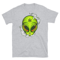 Weed Alien Short-Sleeve Unisex T-Shirt