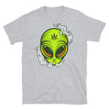 Weed Alien Short-Sleeve Unisex T-Shirt