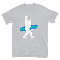 Bigfoot Surfer Short-Sleeve Unisex T-Shirt