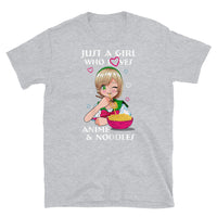 Anime & Noodles Short-Sleeve Unisex T-Shirt