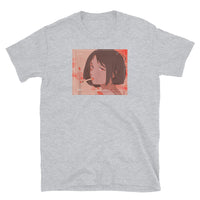 Smoking Anime Girl Short-Sleeve Unisex T-Shirt