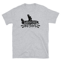 Adventure Begins Short-Sleeve Unisex T-Shirt