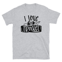 I Love to Travel Short-Sleeve Unisex T-Shirt