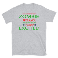 The Hardest Part of the Zombie Apocalypse Short-Sleeve Unisex T-Shirt