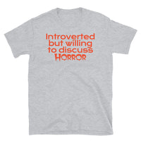 Willing to Discuss Horror Short-Sleeve Unisex T-Shirt