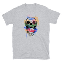 Watercolor Skull 7 Short-Sleeve Unisex T-Shirt