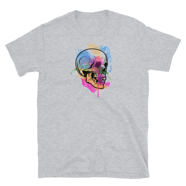 Watercolor Skull 2 Short-Sleeve Unisex T-Shirt