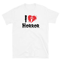 I Love Horror Short-Sleeve Unisex T-Shirt