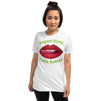 Vegan Girls Taste Better Short-Sleeve Unisex T-Shirt