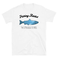 Fishing Addict Short-Sleeve Unisex T-Shirt