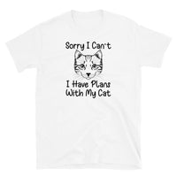 Plans with My Cat Short-Sleeve Unisex T-Shirt