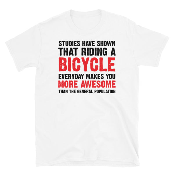 Riding a Bicycle Short-Sleeve Unisex T-Shirt