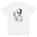 Alien Peace Short-Sleeve Unisex T-Shirt