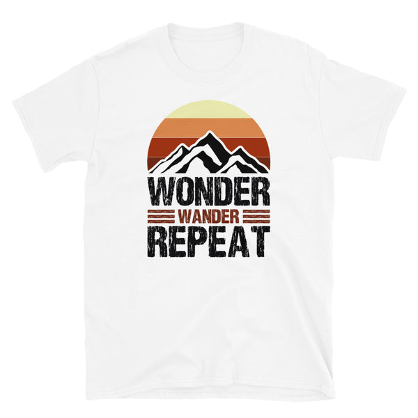 Wonder Wander Repeat Short-Sleeve Unisex T-Shirt