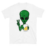 Alien Beer Short-Sleeve Unisex T-Shirt