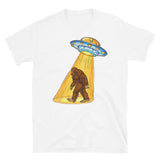 Abducting Bigfoot 2 Short-Sleeve Unisex T-Shirt