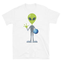 Bowling Alien Short-Sleeve Unisex T-Shirt