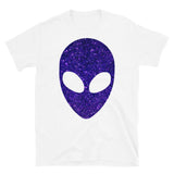 Purple Alien Short-Sleeve Unisex T-Shirt