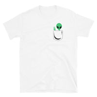 Pocket Alien Short-Sleeve Unisex T-Shirt