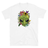 Flower Alien Short-Sleeve Unisex T-Shirt