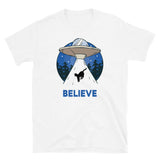 Believe (Cat UFO) Short-Sleeve Unisex T-Shirt