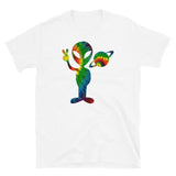 Tie-Dye Alien 2 Short-Sleeve Unisex T-Shirt