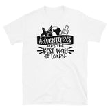 Adventures are the Best Way to Learn Short-Sleeve Unisex T-Shirt