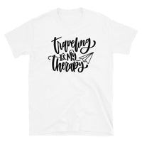 Traveling is My Therapy Short-Sleeve Unisex T-Shirt