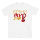 Music Never Sleeps Short-Sleeve Unisex T-Shirt