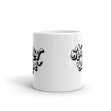 Spooky Babe White glossy mug