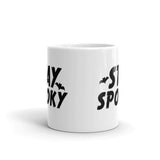 Stay Spooky White glossy mug