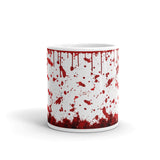 Bloody White glossy mug