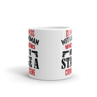 Don't Mess with a Woman Who Knows... White glossy mug