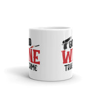 Good Wine True Crime White glossy mug