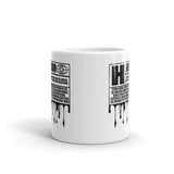 Horror Rating White glossy mug