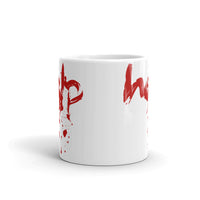 Help (Bloody) White glossy mug