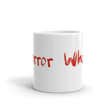 Whorror White glossy mug