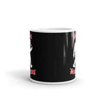 Social Distancing White glossy mug