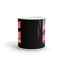 Hustle Always White glossy mug