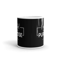 Created with a Purpose White glossy mug