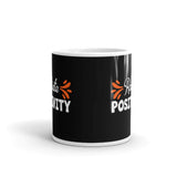 Radiate Positivity White glossy mug