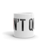 Don't Quit White glossy mug