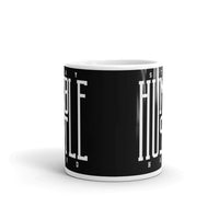 Stay Humble Hustle Hard White glossy mug