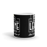 Psalm 61:2 White glossy mug