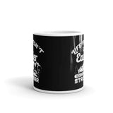 Life Doesn't Get Easier White glossy mug