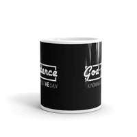 Godfidence White glossy mug