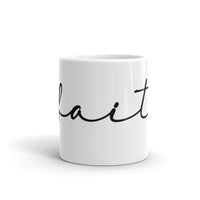 Faith White glossy mug