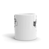 Jesus Cross White glossy mug